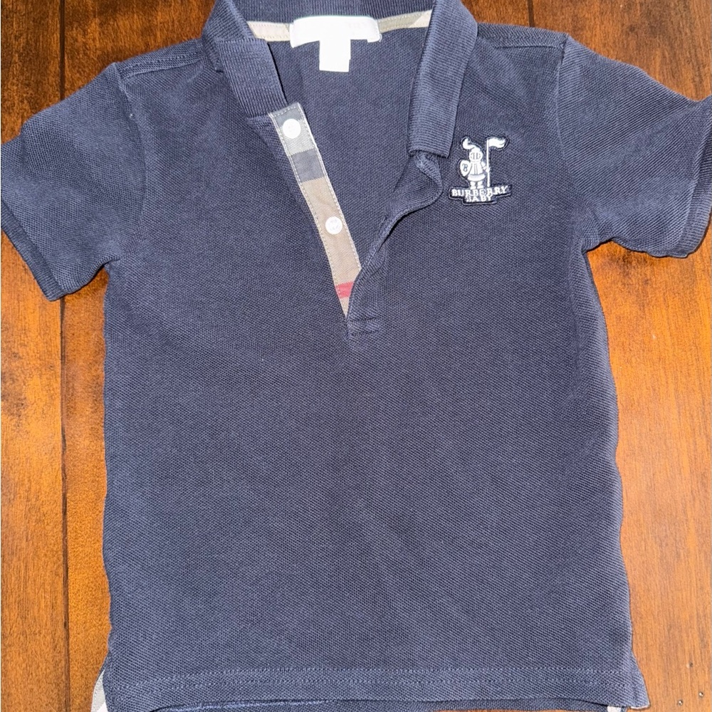 Burberry Children Navy Polo